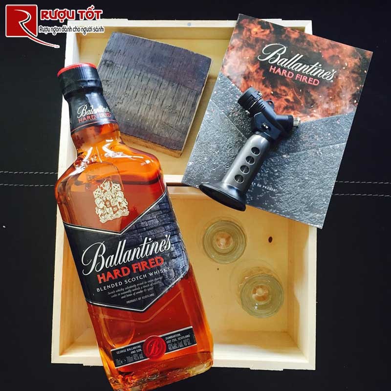 rượu Ballantines Hard Fired