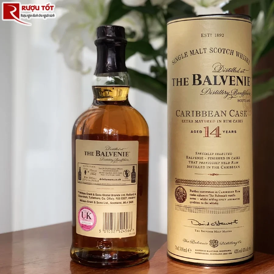 Rượu Balvenie 14 UK 700ml