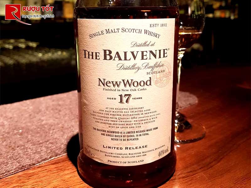Rượu Balvenie 17 NewWood Limited Release