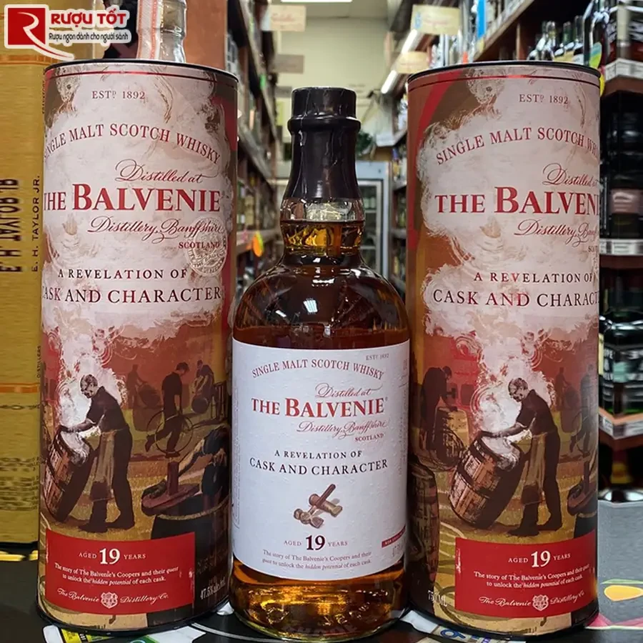 Rượu Balvenie 19 Revelation Of Cask And Character 700ml