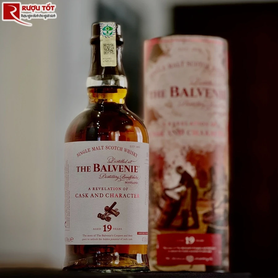 Rượu Balvenie 19 Revelation Of Cask And Character Nhập Khẩu