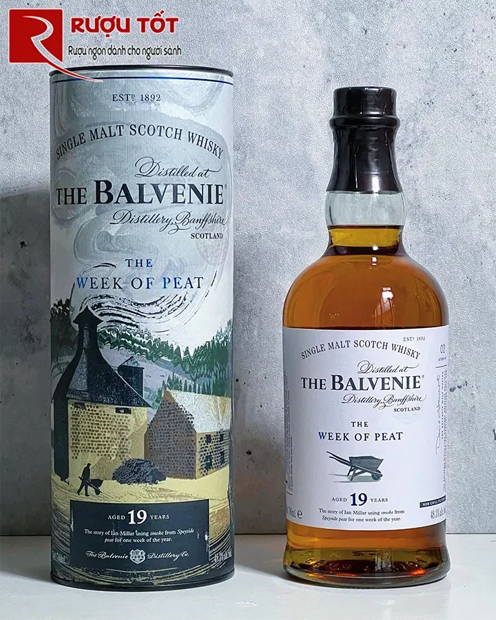 ruou Balvenie 19 Week of Peat
