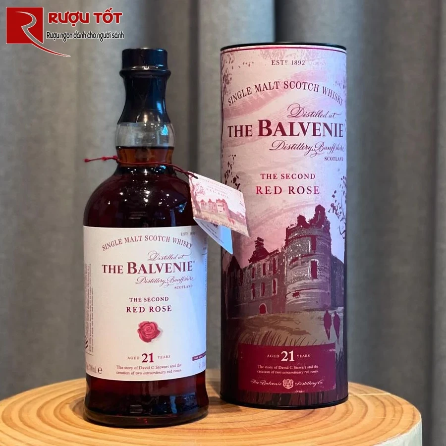 Ruou Balvenie 21 Red Rose