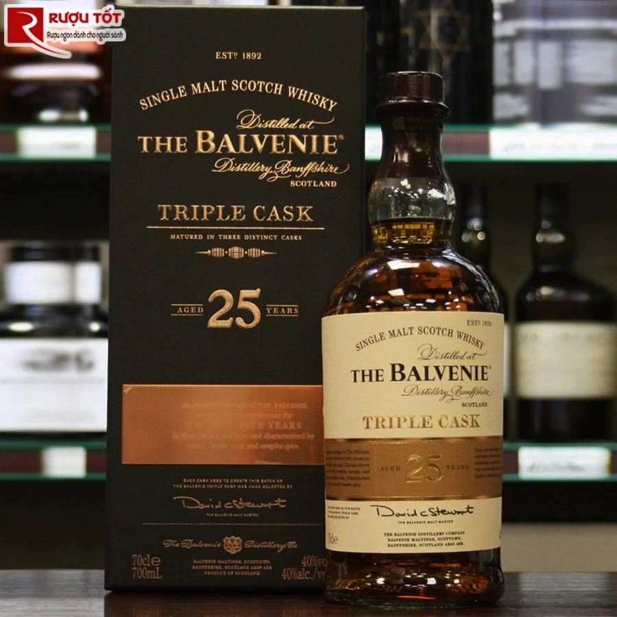 Rượu Balvenie 25 Triple Cask Giá Tốt