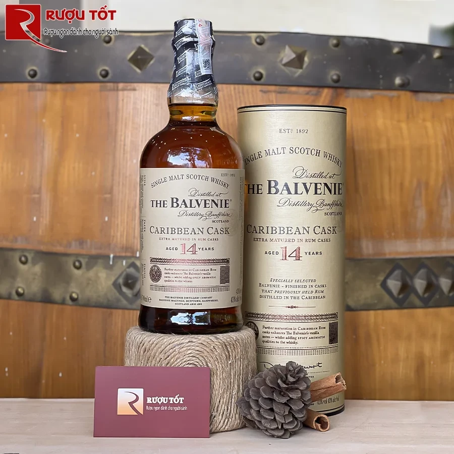 ruou balvenie caribbean cask