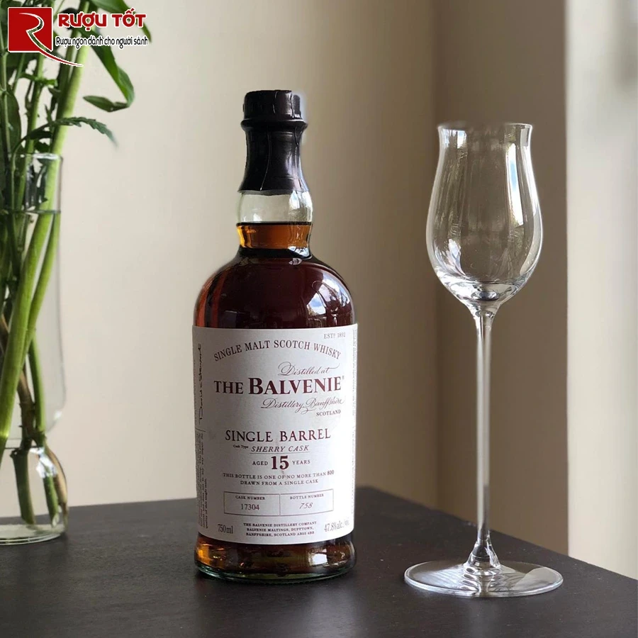 Ruou Balvenie Single Barrel 15