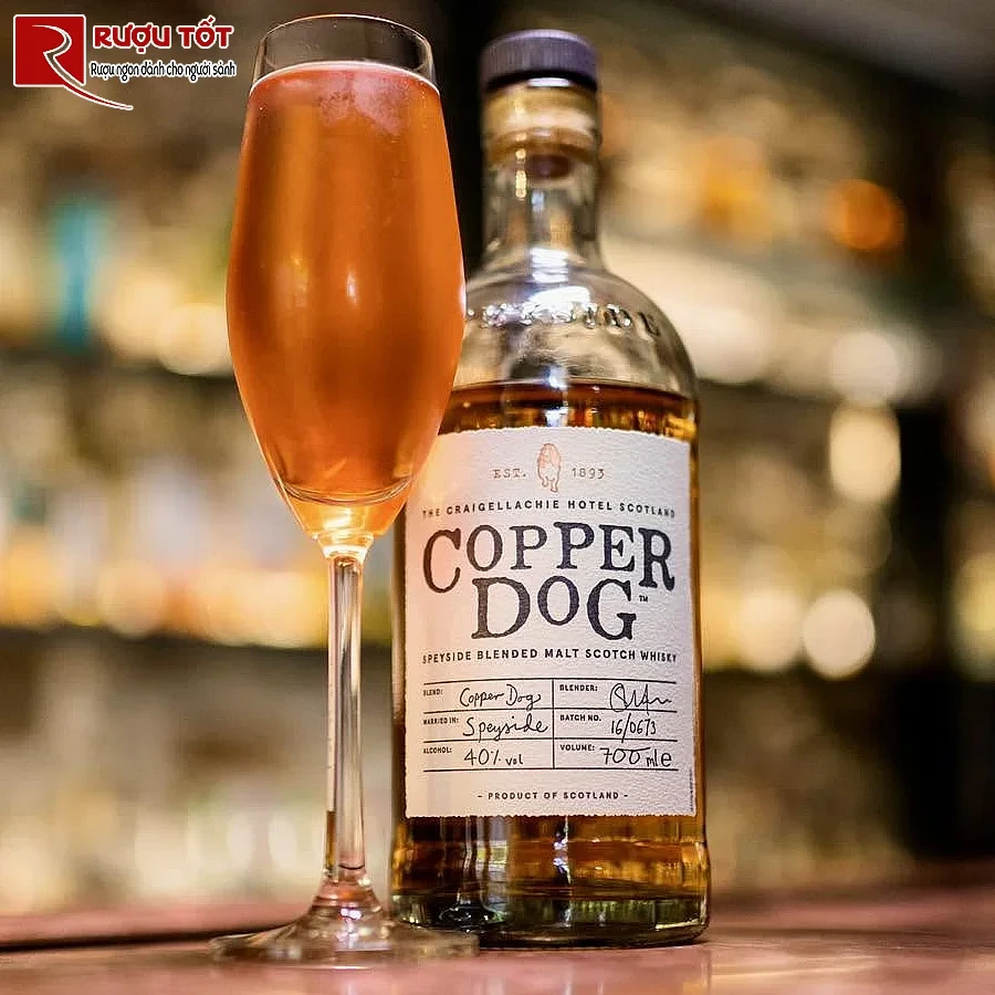 ruou blended malt scotch whisky copper dog