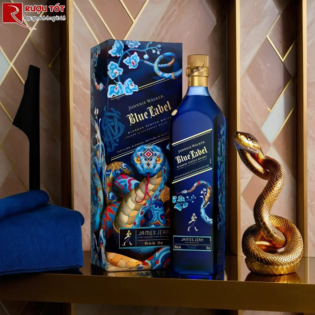 Ruou Blue Label Snake Cao Cap