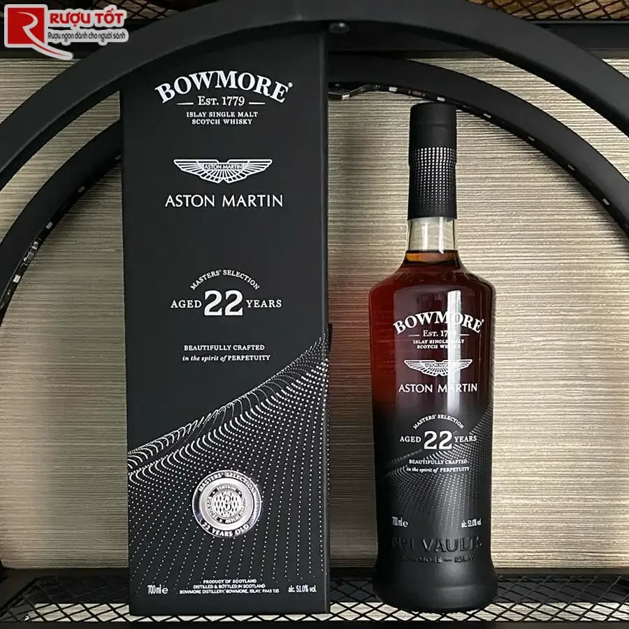 Rượu Bowmore 22 Aston Martin Nhập Khẩu