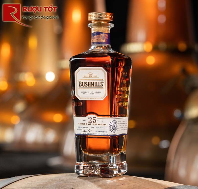 Rượu Bushmills Single Malt 25 Year Old