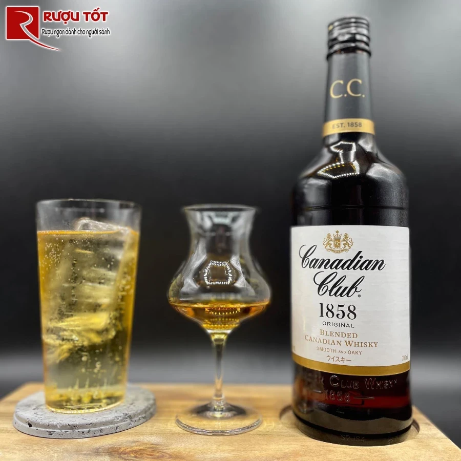 ruou canadian club original 1858