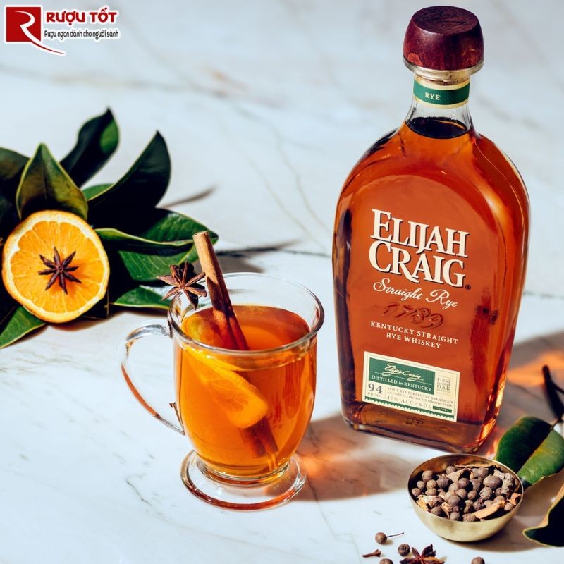 Rượu Elijah Craig Straight Rye