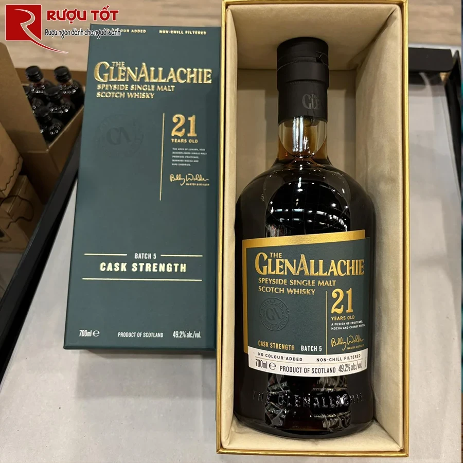ruou glenallachie 21 Cask Strength