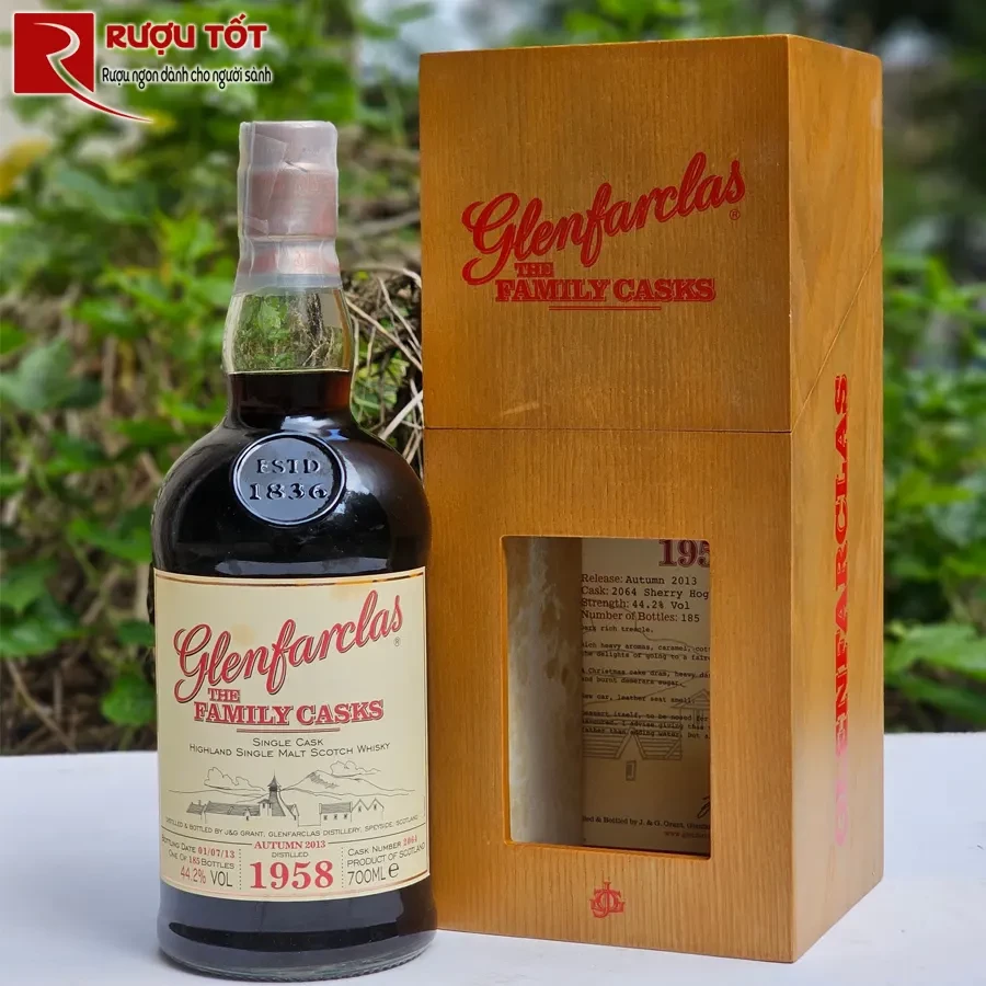 Rượu Glenfarclas 1958