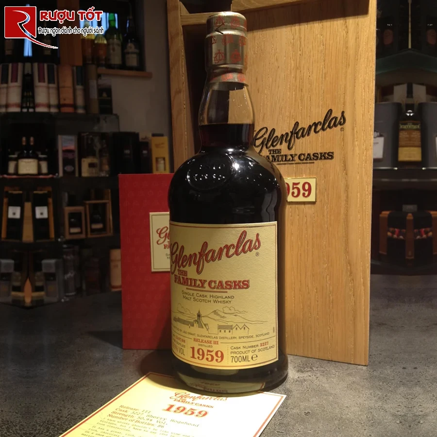 Rượu Glenfarclas 1959