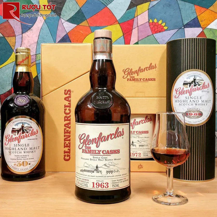 ruou Glenfarclas 1963 Family Casks