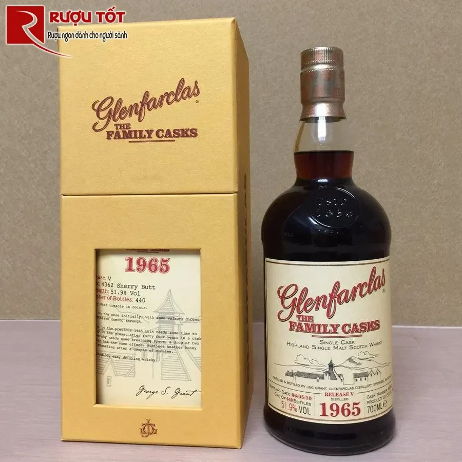 ruou glenfarclas 1965 family casks