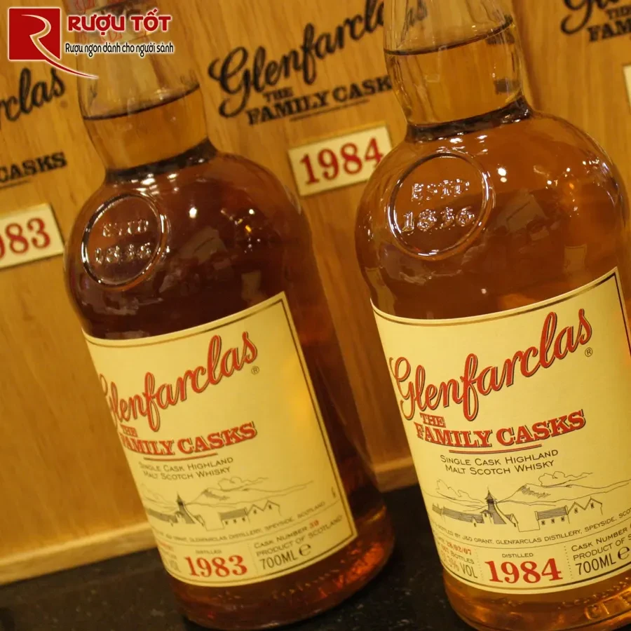 ruou glenfarclas 1983 family casks