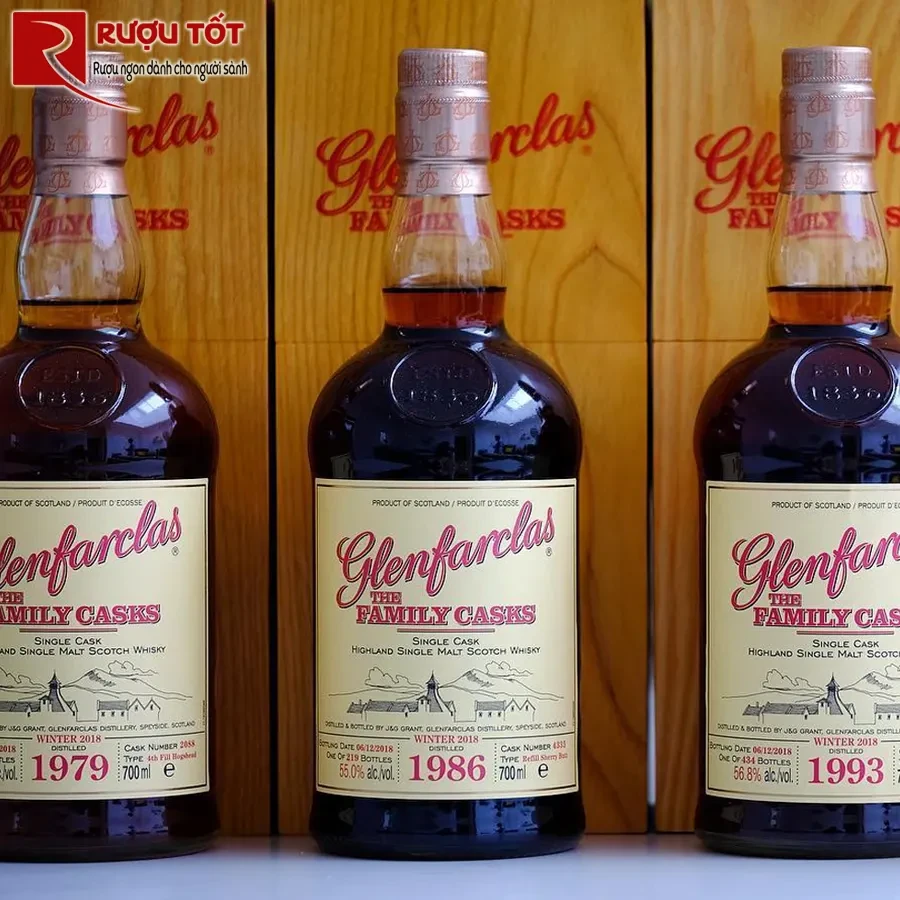 ruou glenfarclas 1986 family cask