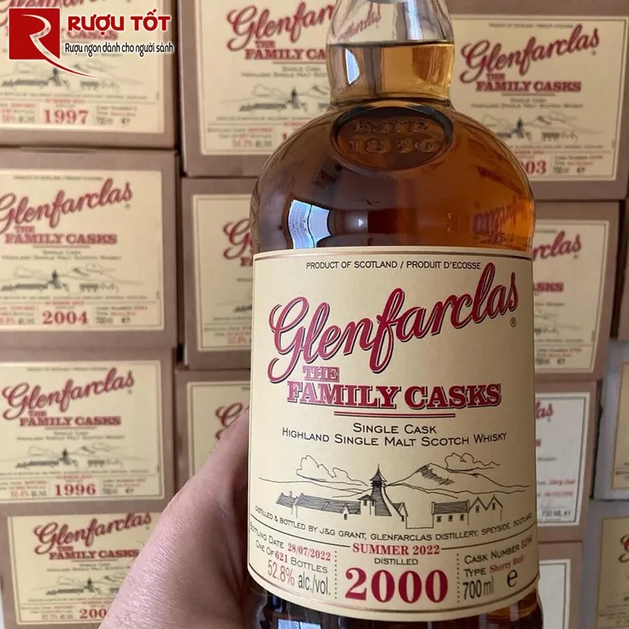 ruou glenfarclas 2000 the family cask