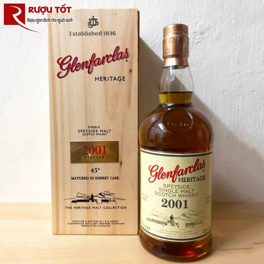 Rượu Glenfarclas 2001 Heritage