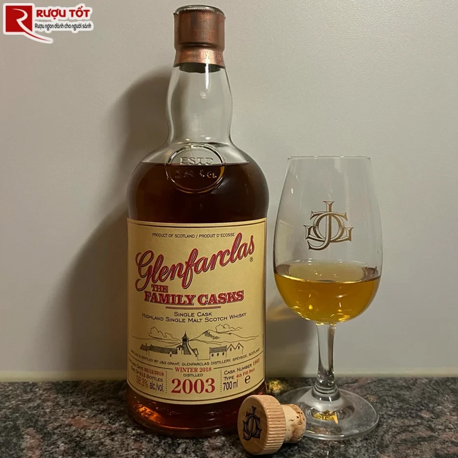 Rượu Glenfarclas 2003 Family Casks