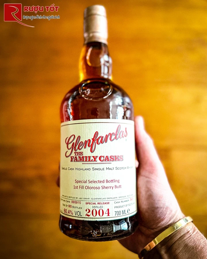 ruou glenfarclas 2004 family cask