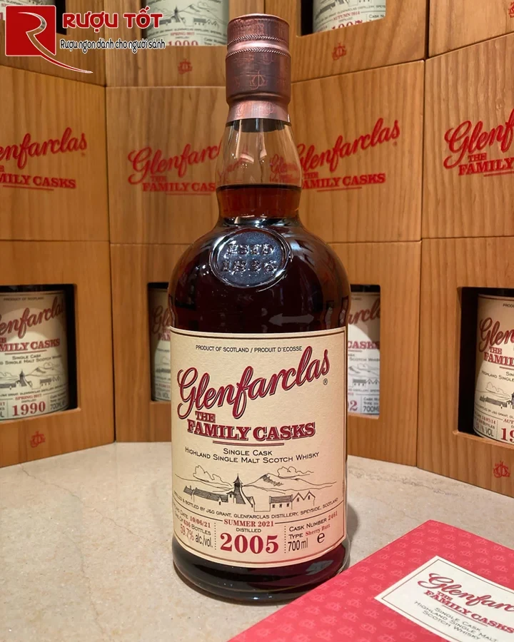 ruou glenfarclas 2005 years