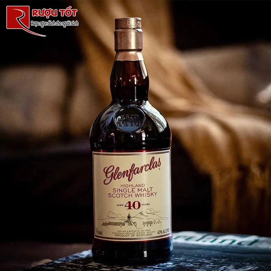 ruou glenfarclas 40 yo