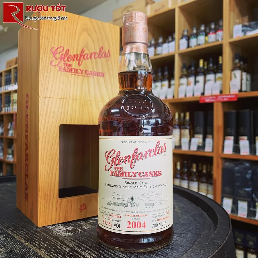 ruou glenfarclas family cask 2004