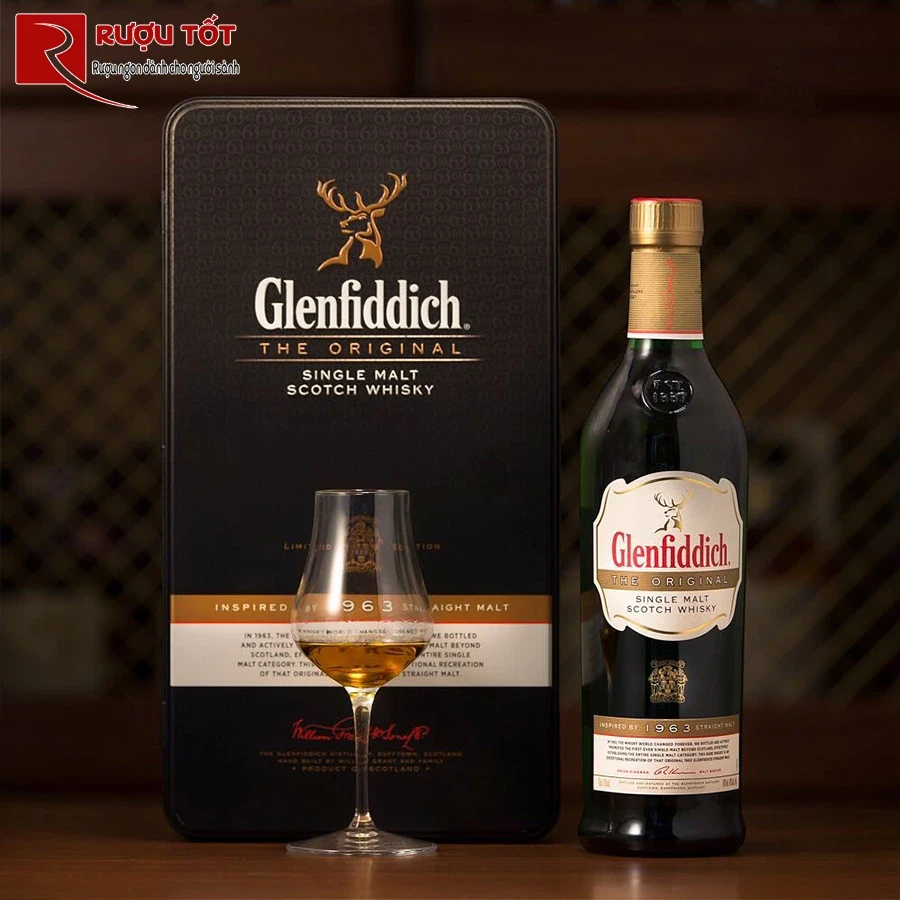 ruou glenfiddich 1963 original