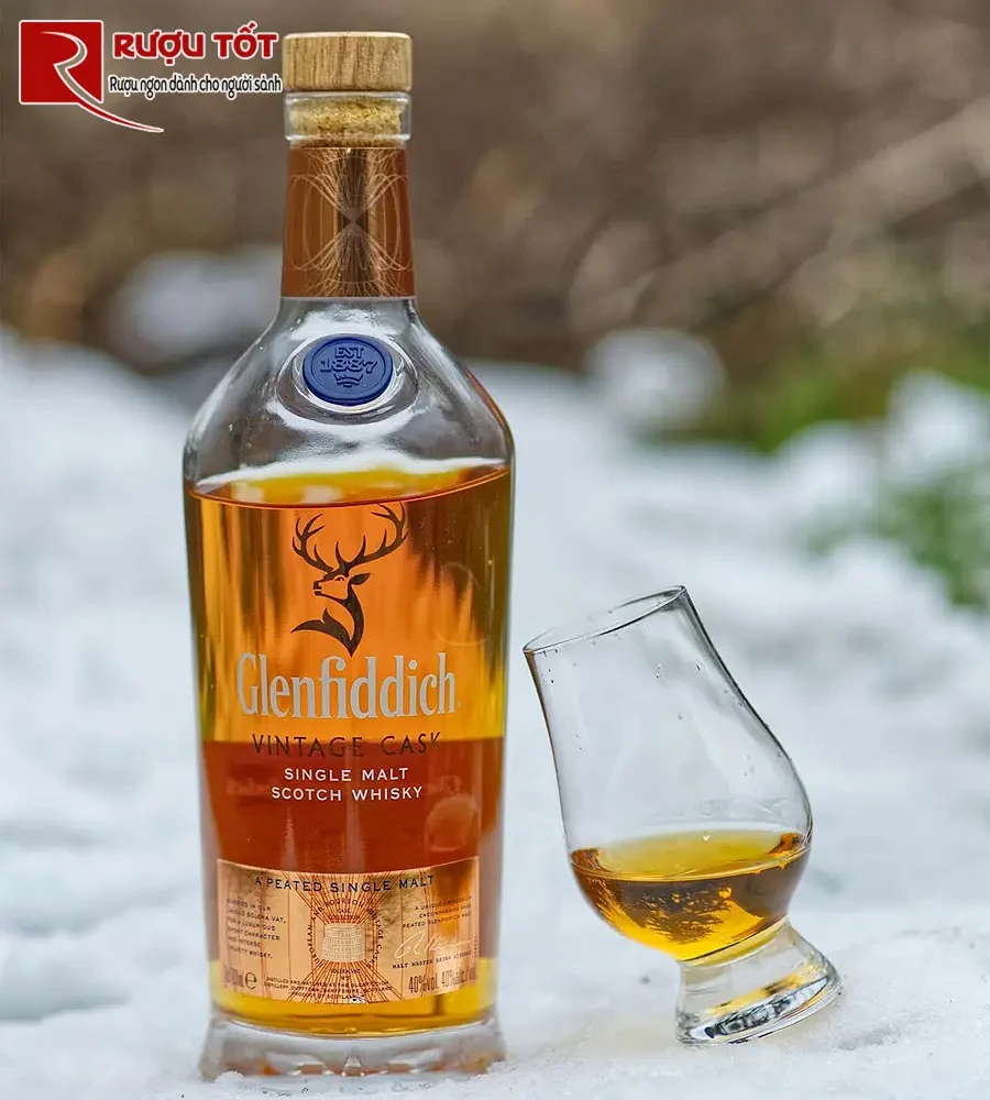ruou glenfiddich vintage cask cao cap
