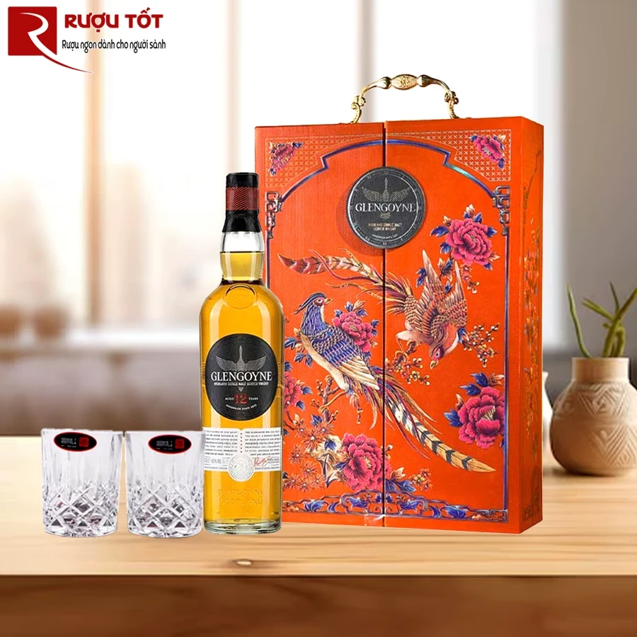 Rượu Glengoyne 12 Bản hộp quà