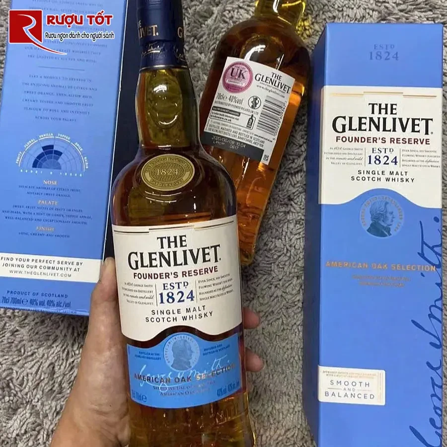 ruou glenlivet 1824 uk