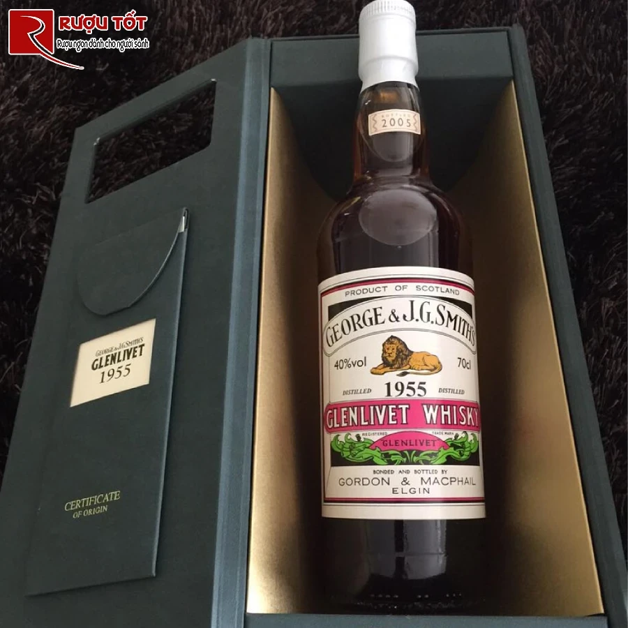 ruou glenlivet 1955 gm 700ml 43% co dien thuong hang