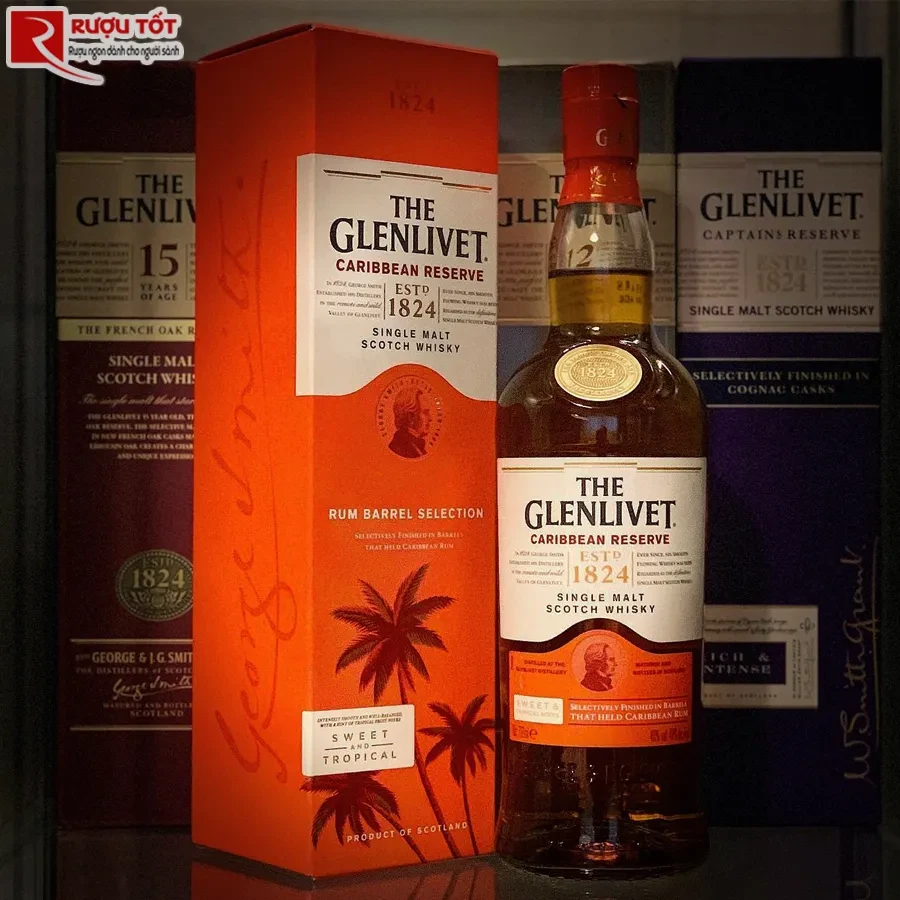 Rượu Glenlivet Caribbean Reserve Giá Tốt