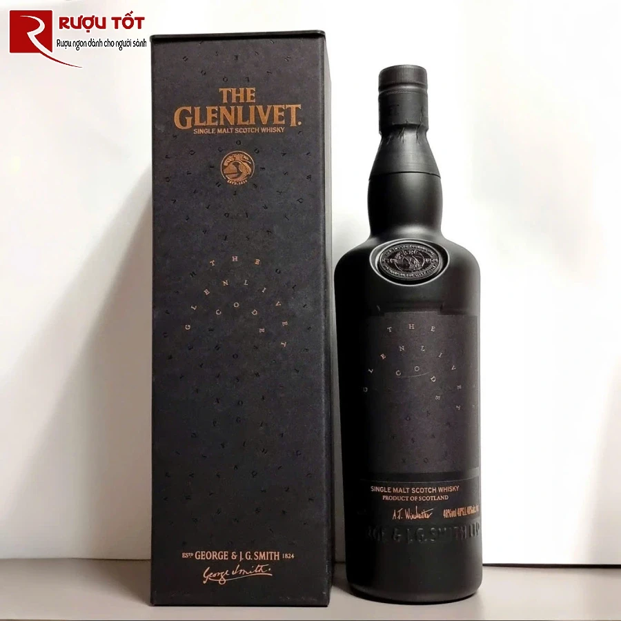 ruou glenlivet code black limited edition 48% 700ml doc dao bi an