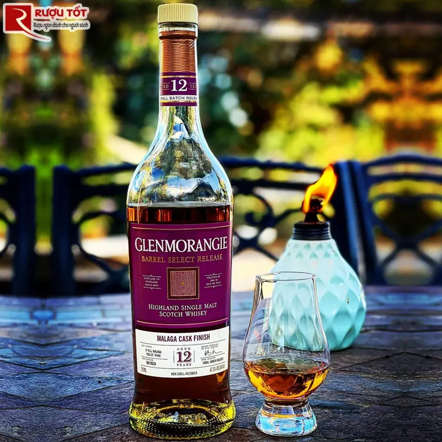 Rượu Glenmorangie Malaga Cask Finish 12 Years