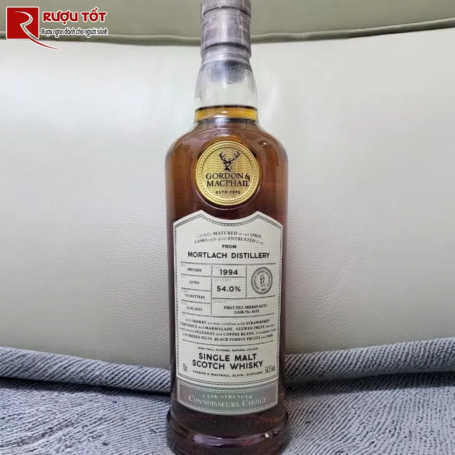 ruou gordon macphail mortlach 1994 54% 700ml 27 nam tuoi