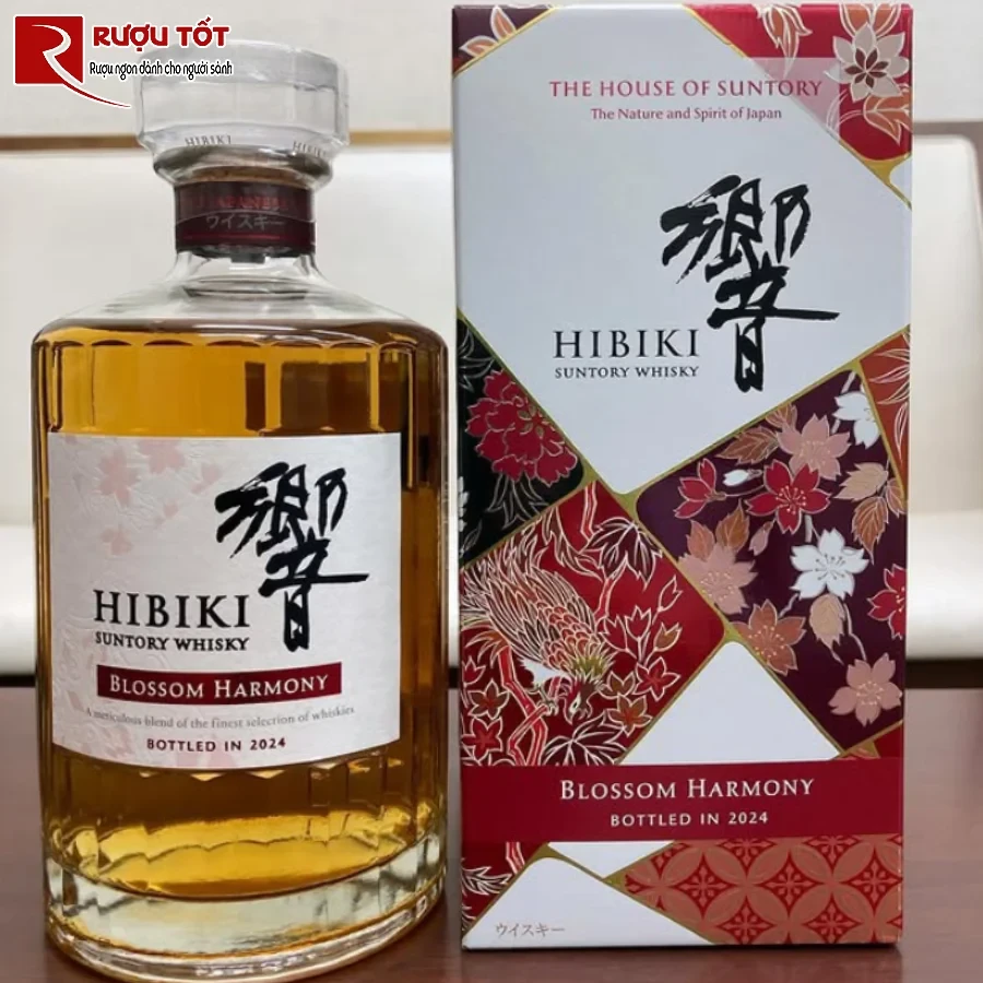 ruou hibiki blossom harmony 2024 43% 700ml cao cap nhat ban