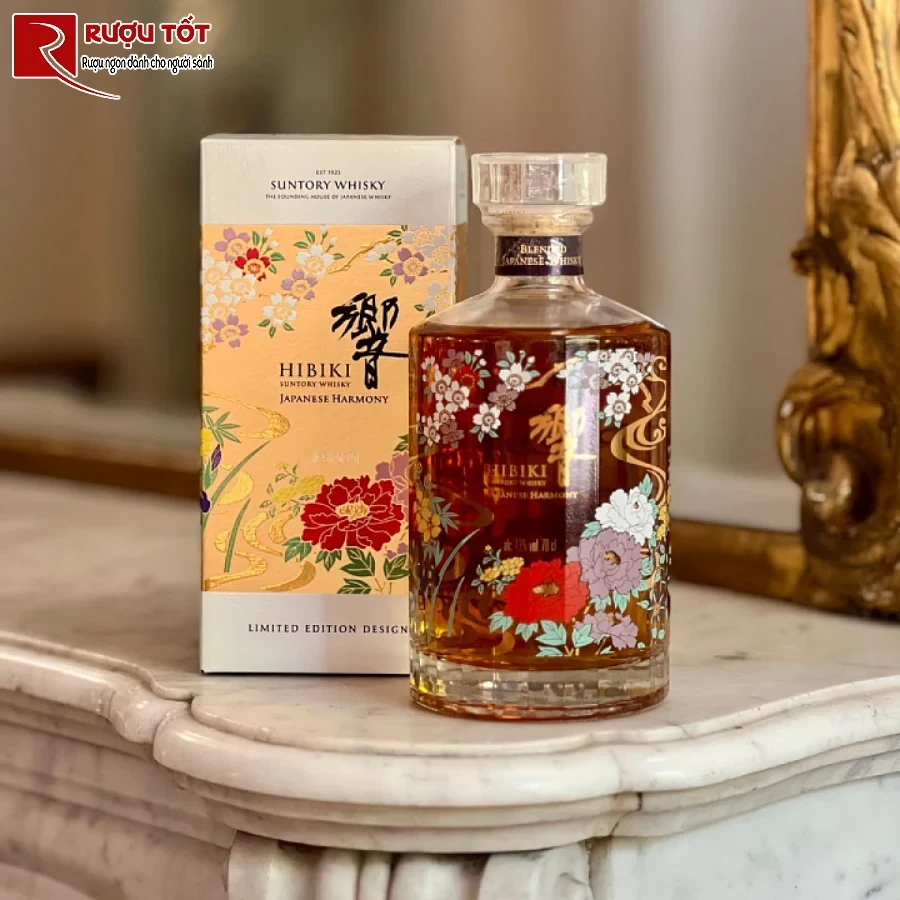 ruou hibiki harmony 2021 ryusui hyakka 700ml 43% nhat ban