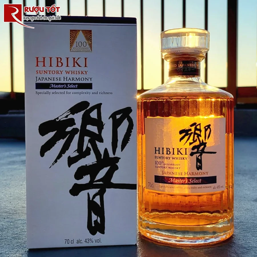 ruou hibiki master select 100th anniversary 43% 700ml