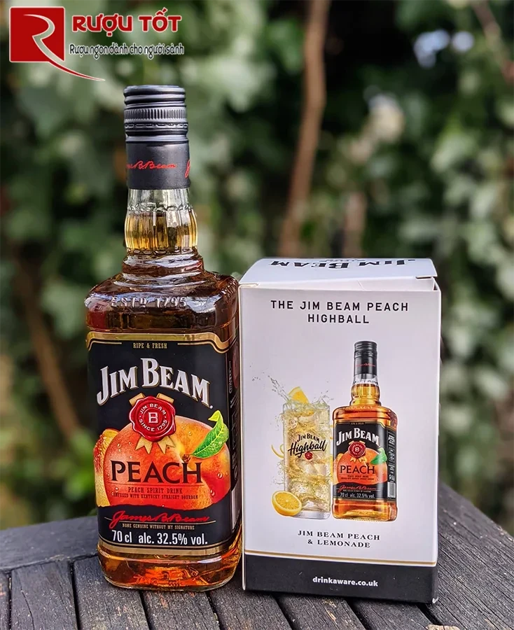 ruou jim beam peach