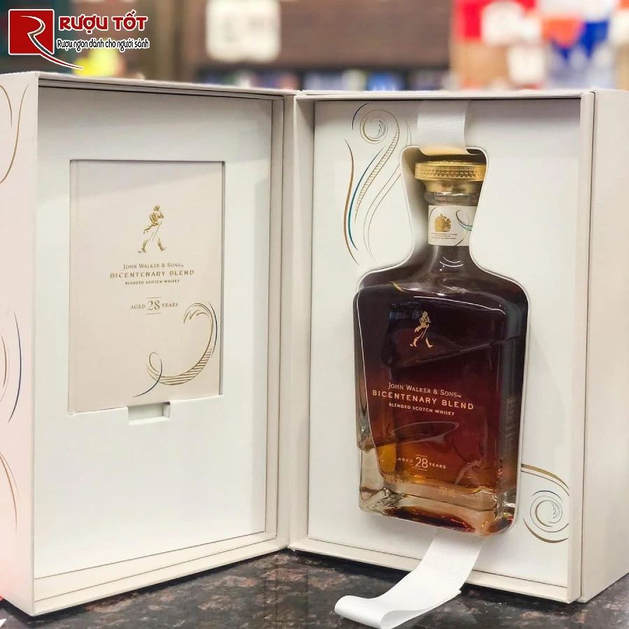ruou john walker & sons bicentenary blend 28 year old thuong hang