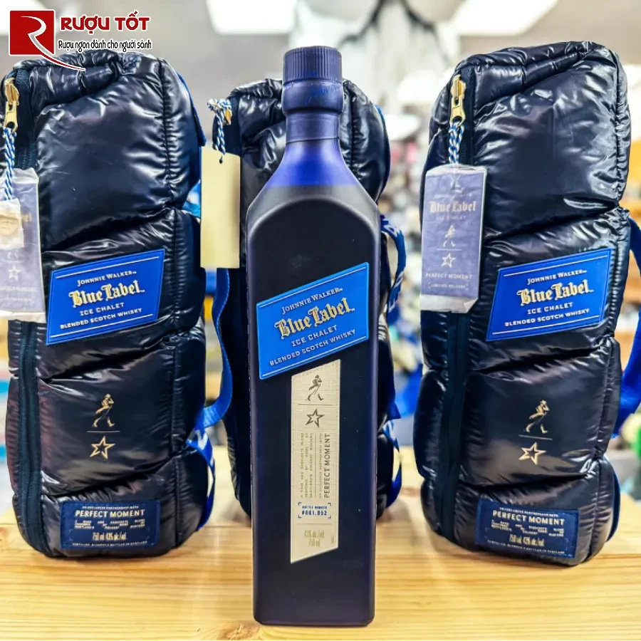 ruou johnnie walker blue label ice chalet limited edition cao cap
