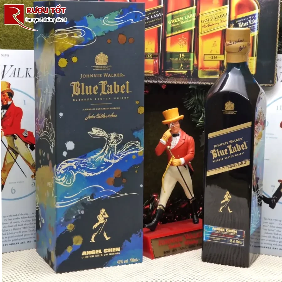 ruou johnnie walker blue label year of rabbit 40% 750ml qua tet cao cap