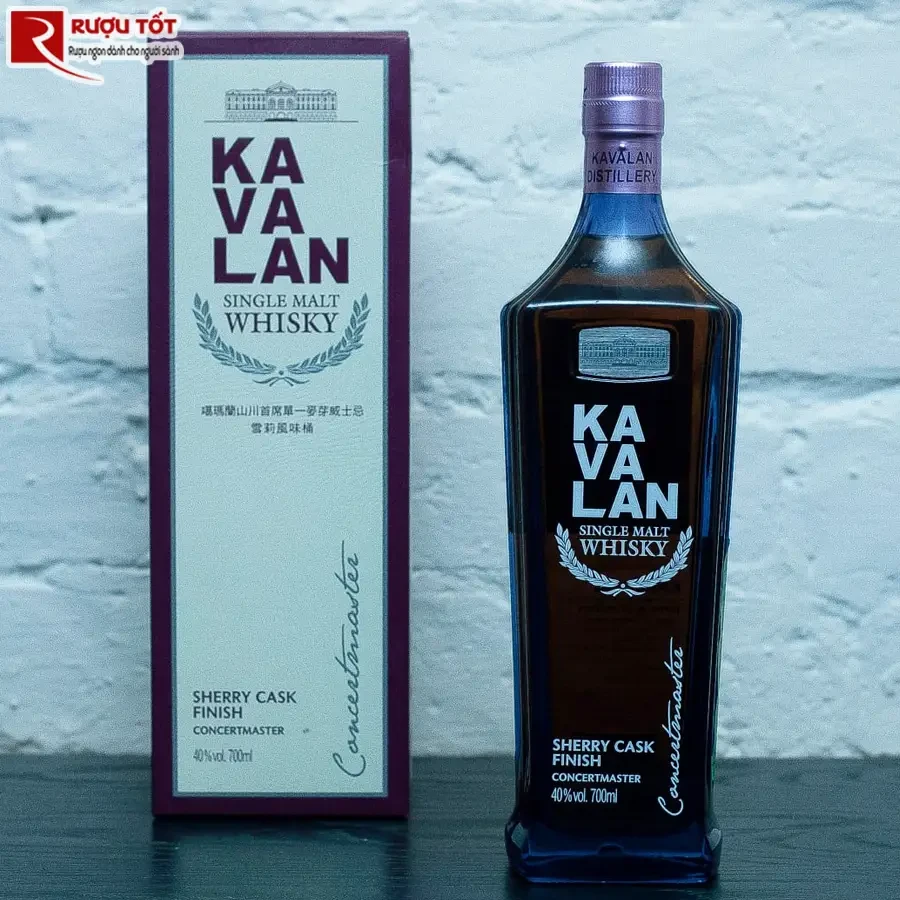 Ruou Kavalan Concertmaster Sherry Cask Finish Gia Tot
