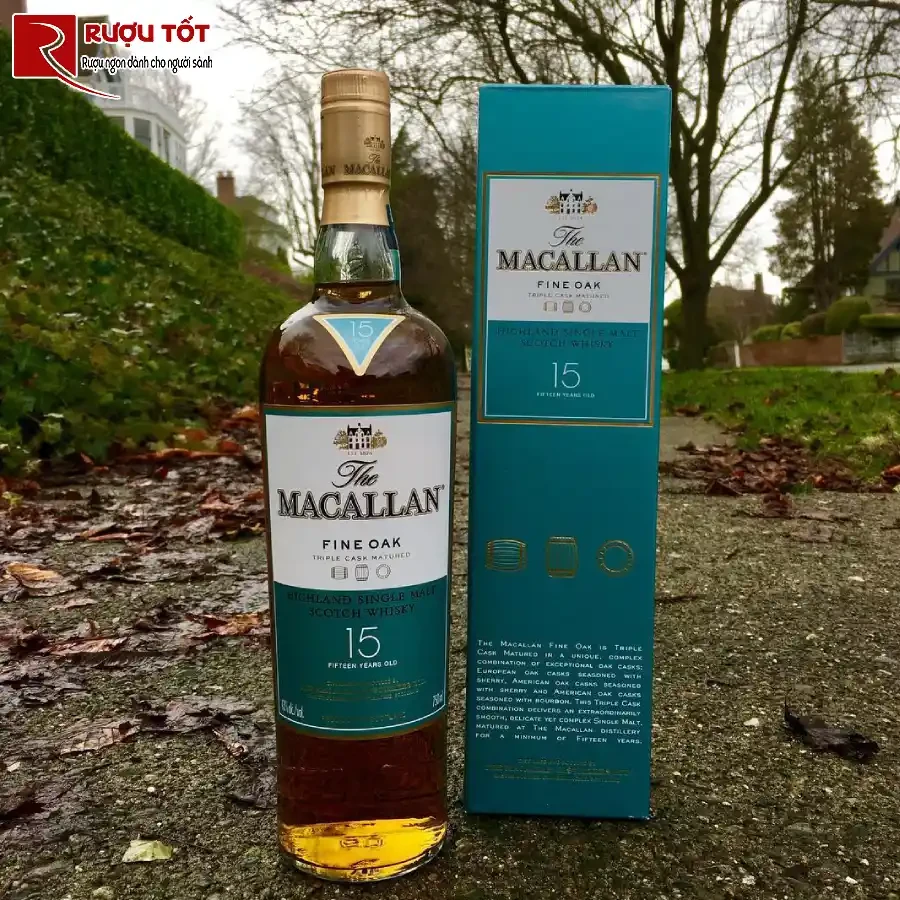 ruou macallan 15 fine oak gia tot