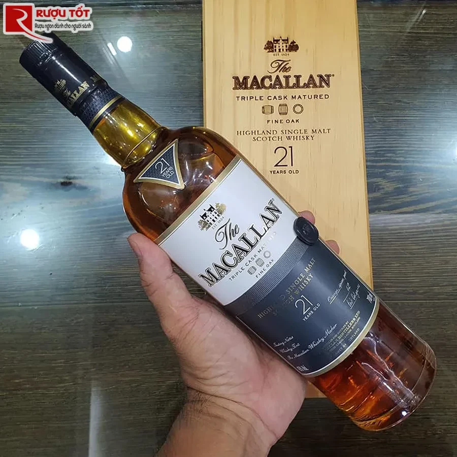 Rượu Macallan 21 Xách Tay 700ml