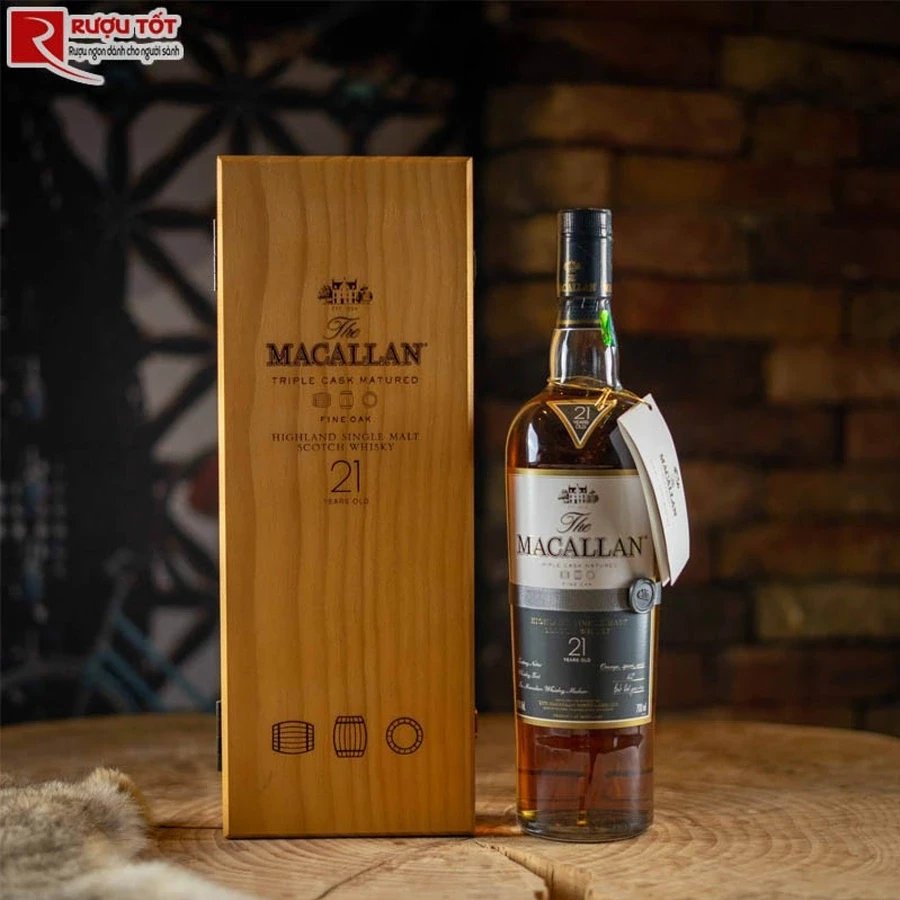 Rượu Macallan 21 Xách Tay